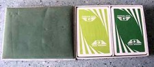 GREENHAM GROUP (PLANT HIRE) DOUBLE PACK OF UNUSED SEALED PLAYING CARDS BOXED