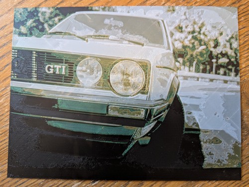Retro golf gti picture - golf, mk