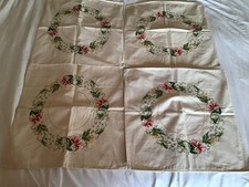 VINTAGE   EMBROIDERED  CUSHION