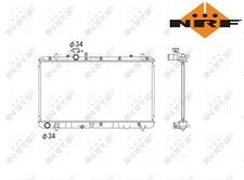 COOLANT RADIATOR 53581 NRF I
