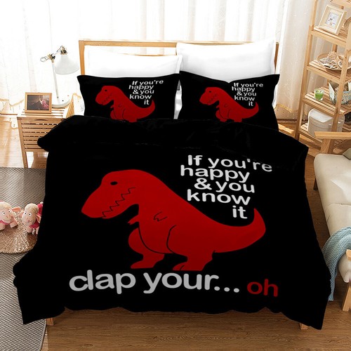 Dinosaur quilt duvet cover - quilt,