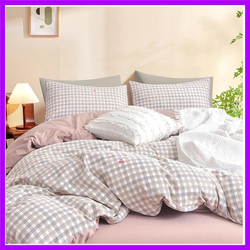 Piece gingham duvet - piece,