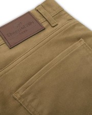 Hoggs of Fife Carrick Stretch Technical Moleskin Jeans Dried Moss  Teflon Coate