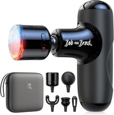 Mini Massage Gun with Heat and Cold Therapy, Bob and Brad Q2 Pro Pocket-Sized De