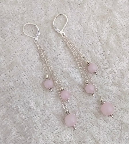 Rose quartz bead 6cm long - bead,