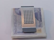 LARGE SILVER MONEY CLIP HOLDER GREAT TO KEEP YOUR NOTES TOGETHER 3D PRINTED