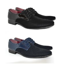 Mens Patent Shiny Lace Up