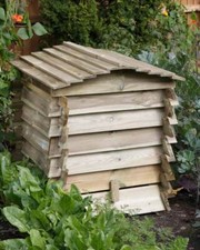 Wooden Composter Garden