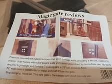 Magic/Dog Gate For Pet Play And Rest  71" wide X 28" Tall