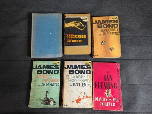 James bond 007 books 1 - 6, books.