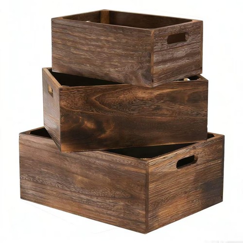 Decorative wooden crates for - decorative,
