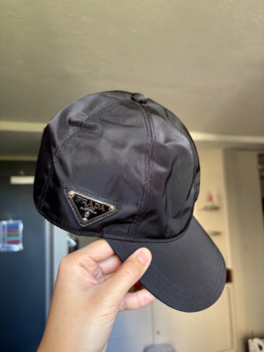 Prada renyloned baseball cap - baseball,