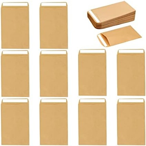 Brown seed envelopes - brown,