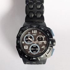 Mens Swatch Follow The Track Chronograph Watch SUIM401 Working, new battery. 