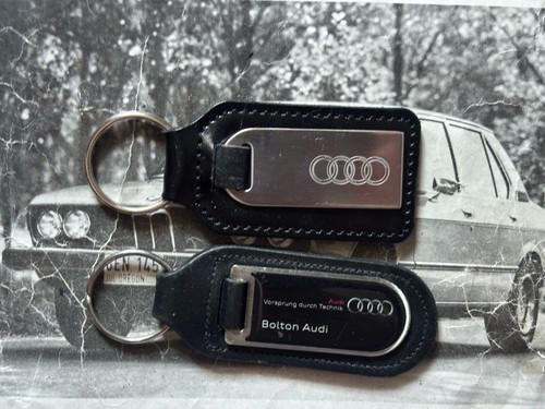 Two genuine audi keyrings - two,