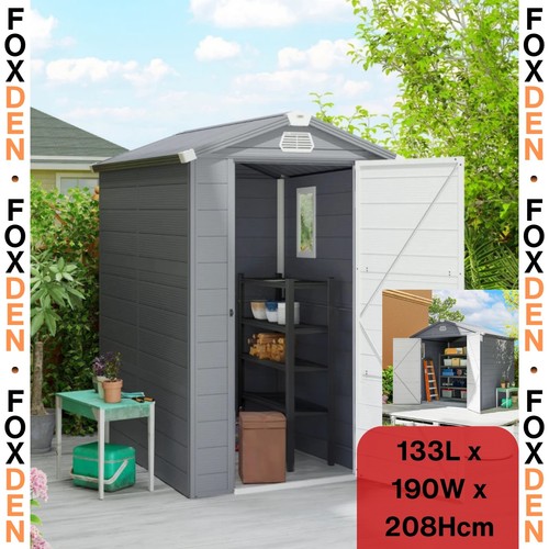 Plastic garden shed strong - garden,