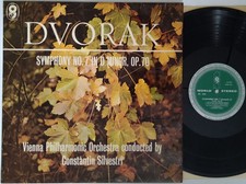 Dvorak Symphony No. 7 In D Minor Op. 70 12" LP World Record Club ST 543