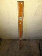 Vintage Stanley Sheffield Metal Spirit Level - 1 Metre