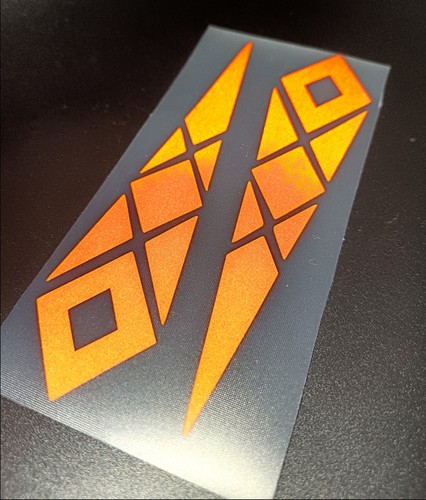 Reflective fun decals - reflective,