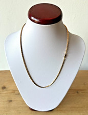 9ct Gold Byzantine Chain Necklace 1.8mm Length 18" 11.1g