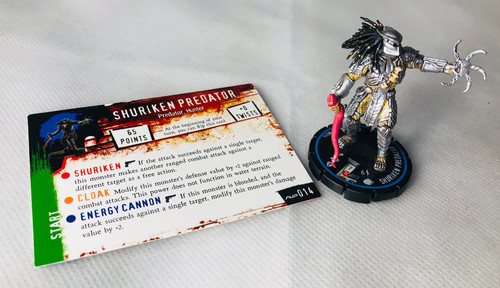 Horrorclix shuriken predator - shuriken,