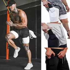 Men's 2 in 1 Running Shorts