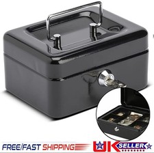 Security Lock Box Fireproof  Cash Safe Keys Document Home Office Box