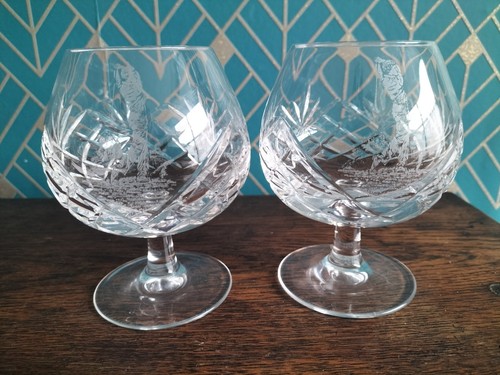 Royal doulton crystal - crystal, brandy