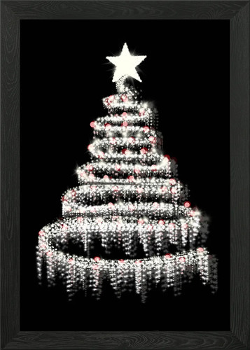 Sparkling christmas tree - sparkling,