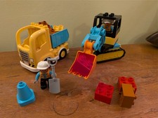 Duplo Digger And Dump Truck