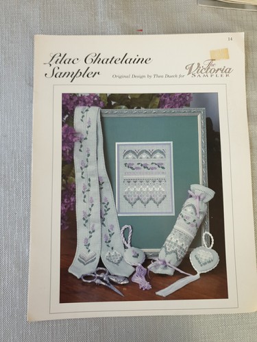 Lilac chatelaine sampler cross - lilac,
