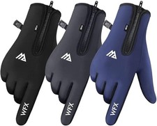 Unisex Winter Gloves Waterproof Windproof Touch Screen Non-slip Grip for Driving