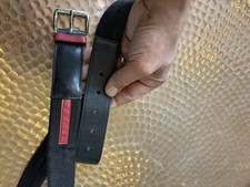 Prada Black And Red    Men's  Belt  Leather -  Size 40 Inch Waist