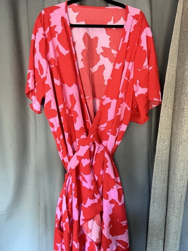 Shein red pink floral - shein,