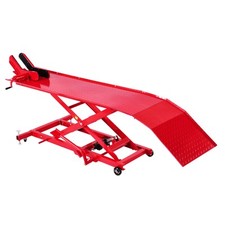 1000lbs Hydraulic Motorcycle Jack Lift Ramp Stand Motorike Repair Table Bench