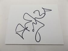 HAND SIGNED 6" x 5" AUTOGRAPH BOOK PAGE - DEREK HALES - FOOTBALL