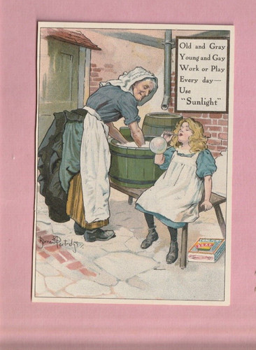 Original victorian advert - original,