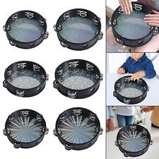 Tambourine Hand Held Drum Musical Instruments for Family Church Activity