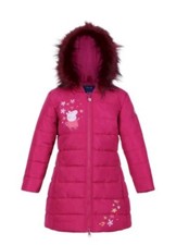 Peppa Pig Girls Coat  Pink Regatta Age 12-18 Month Waterproof New With Tags