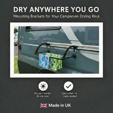 Side Rail Mount Clothes Airer