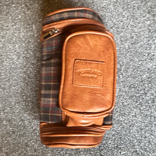 Brown faux leather - brown,