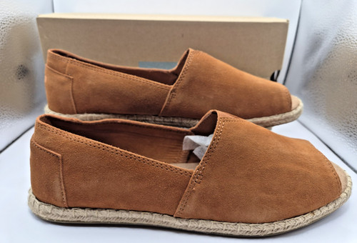 Toms alpargata open toe - toe, suede
