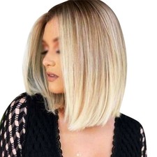 Women Ladies Short Bob Hair