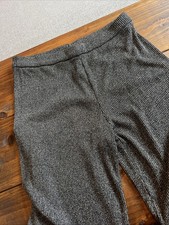 Gold Threaded Black Trousers