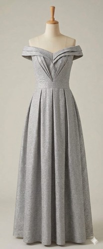 Women elegant silver off - elegant,