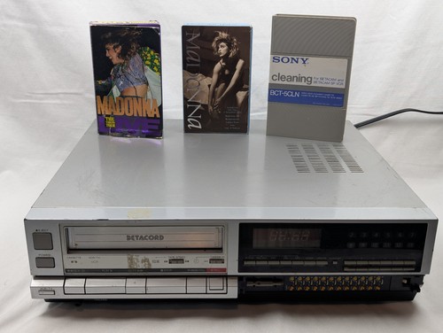 Sanyo vcr4010 betamax vcr - betamax, 1985