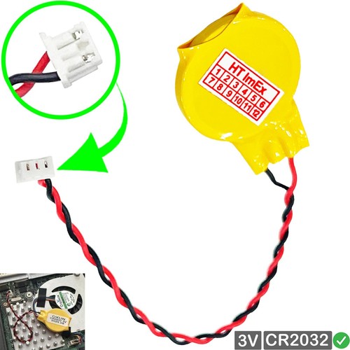 Cr2032 cmos battery with - battery, plug