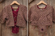 Maroon Velvet Embroidered