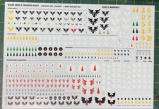 Blood Angels Transfer Sheet
