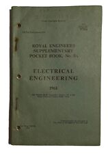 Royal Engineers Supplementary Pocket Book No 8a, Electrical Engineering 1961